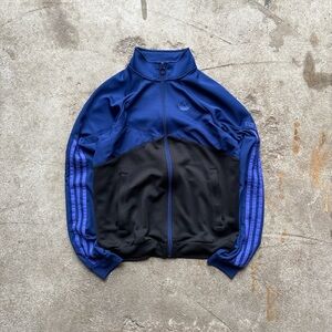 Adidas Men's Blue and Black Track Jacket